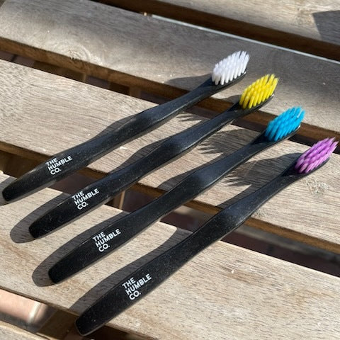 THE HUMBLE CO. Plant-Based Kids Toothbrush (White)