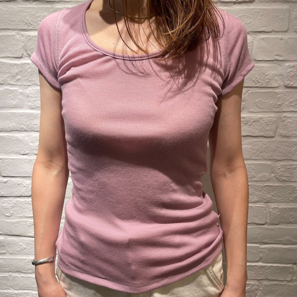 Joha ウール Tシャツ（ベリー）
