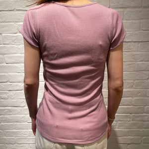 Joha ウール Tシャツ（ベリー）