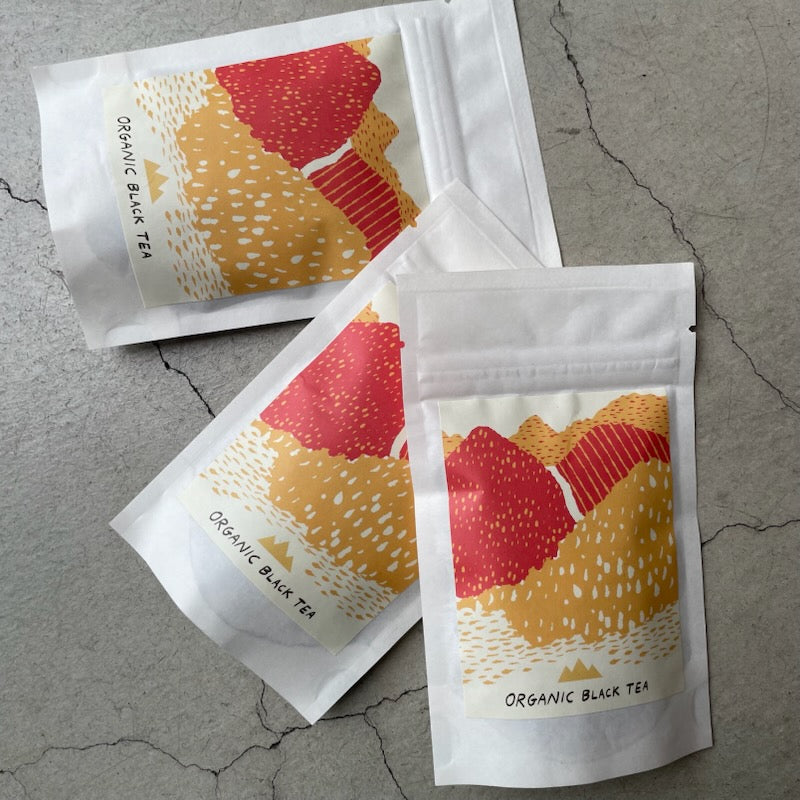 オーガニック 屋久島八万寿茶園 紅茶 無農薬 有機JAS認証 ティーバッグ パッケージ正面