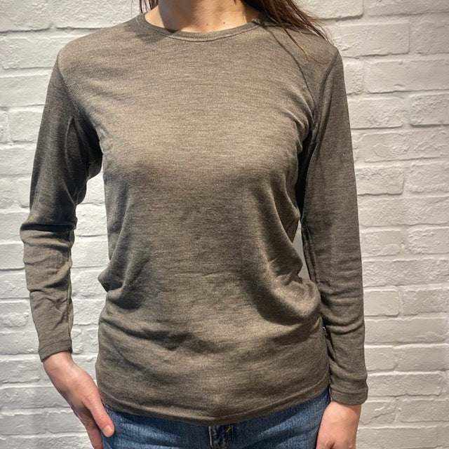 Joha ウール・シルク ブラウス（マッドブラウンK）