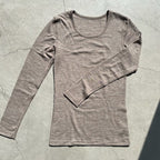 Joha ウール・シルク ブラウス（セサミ）