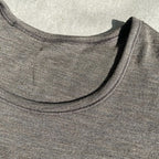 Joha ウール・シルク ブラウス（マッドブラウン）