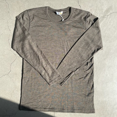 Joha ウール・シルク ブラウス（マッドブラウンK）