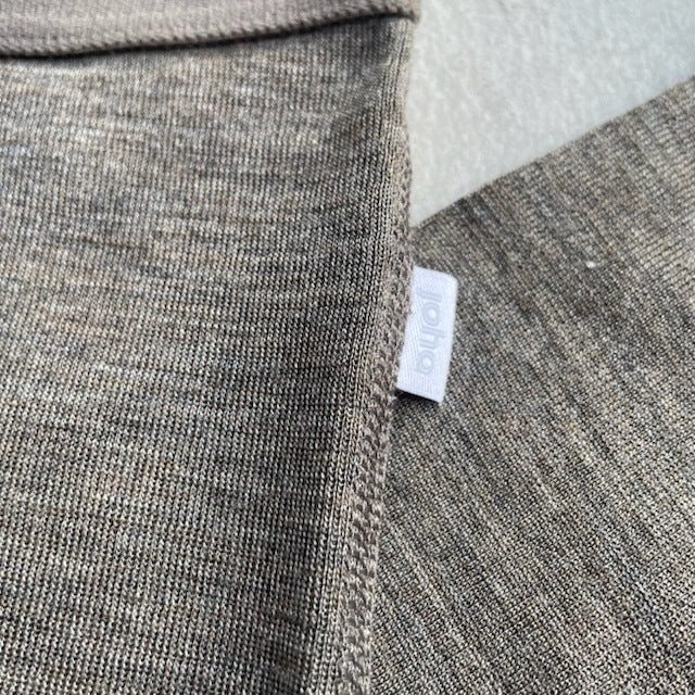 Joha ウール・シルクレギンス（マッドブラウン）