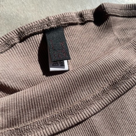 Souple Luz コットンシルクリブショーツ グレージュ