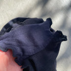 Souple Luz コットンシルクリブショーツ ミッドナイトネイビー