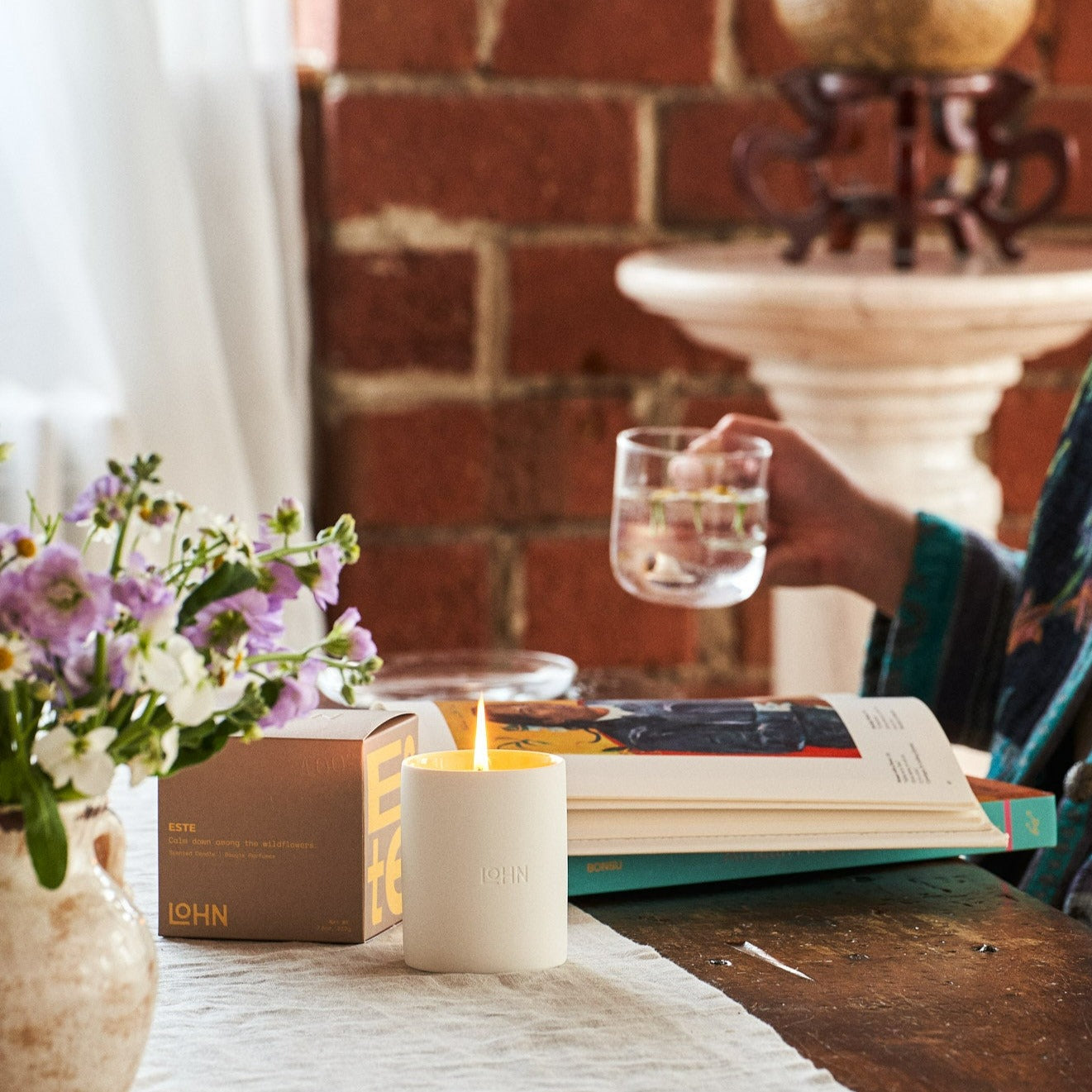 LOHN Candle Lavender &amp; Patchouli