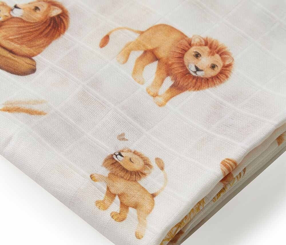 Snuggle Hunny Kids Organic Muslin Wrap (Lion)