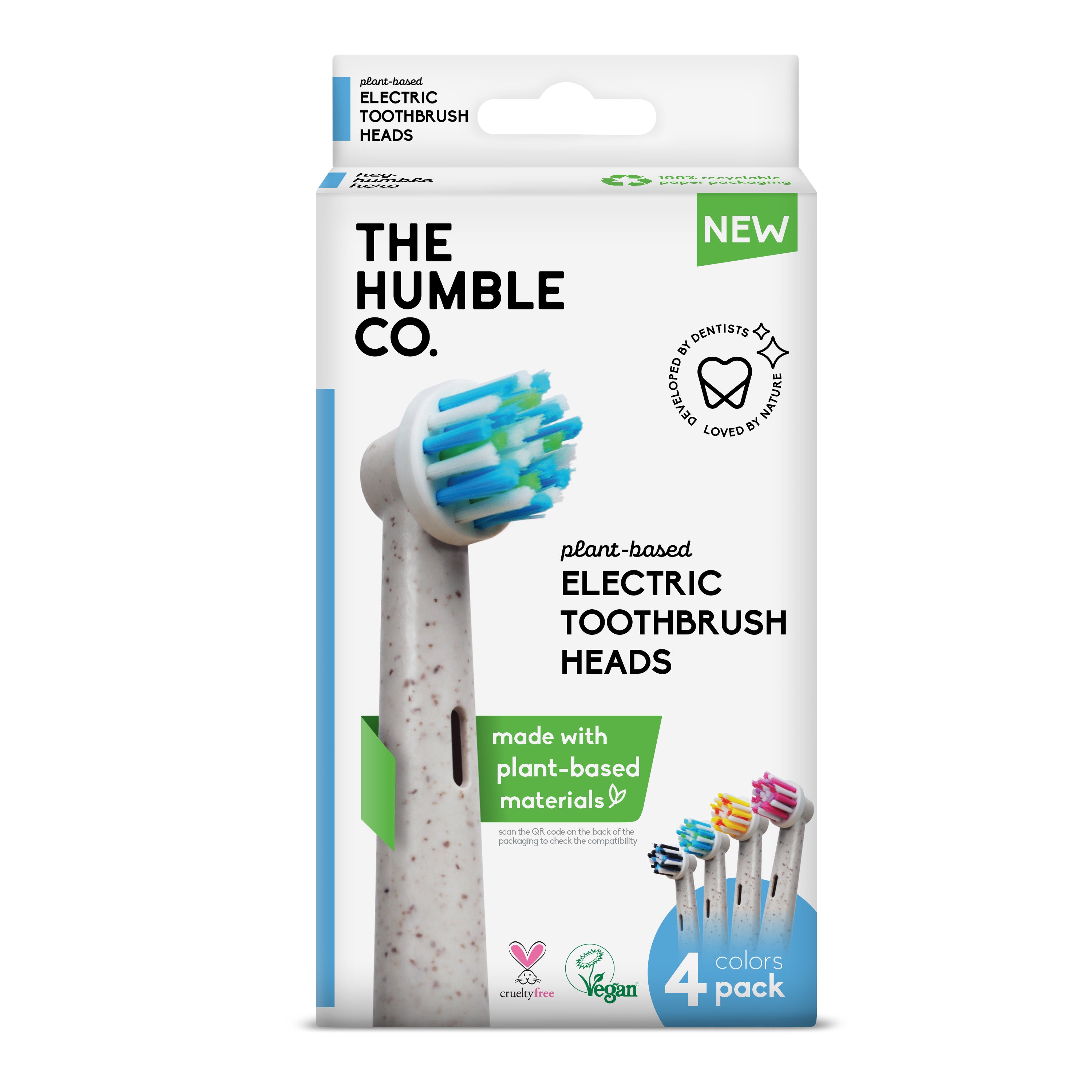 THE HUMBLE CO. Replacement brush for plant-based electric toothbrushes