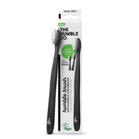 THE HUMBLE CO. Plant-based toothbrush with replaceable head (white)