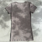 Joha wool and silk T-shirt (navy)