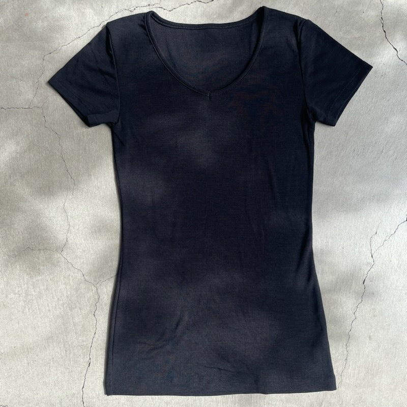 ナチュラル ヨハ メリノウール シルク Tシャツ レディース 肌触りが良い 吸湿速乾性 商品全体画像
