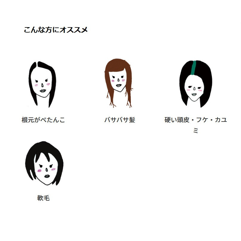 ヘッドスパセット (ナチュラルコスモ みだれ髪トリートメントシャンプー+ヘアデザートスパ)