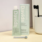 ナチュラル Davids ホワイトニング 歯磨き粉 ペパーミント キシリトール フッ素不使用 研磨剤不使用 商品イメージ