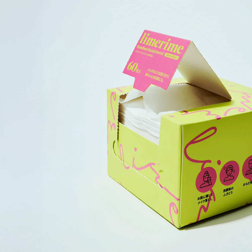 【期間限定1/23～2/8】limerime フェイシャルタオル 60枚入