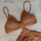 Souple Luz ソフトブラ（ノンワイヤー）ココア