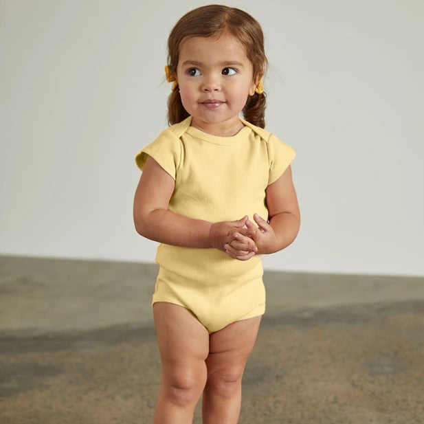 Misha&Puff Ribbed Onesie（Butter）