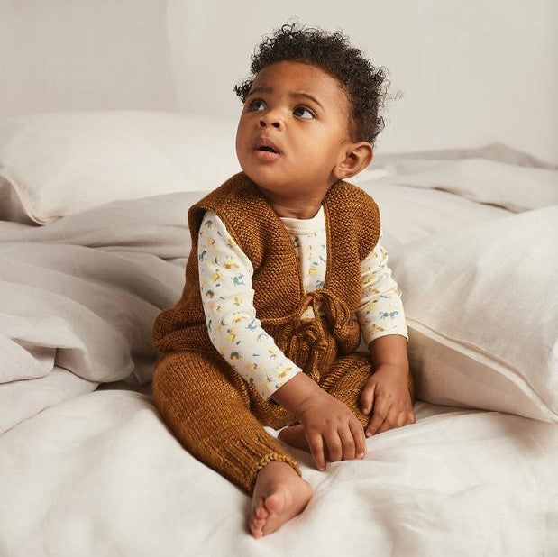 Layette Snowy Day Leggings - Nutmeg
