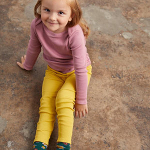 Misha&Puff Rib Legging - Winter Wheat