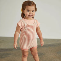 Misha&Puff Ribbed Onesie（Petal）