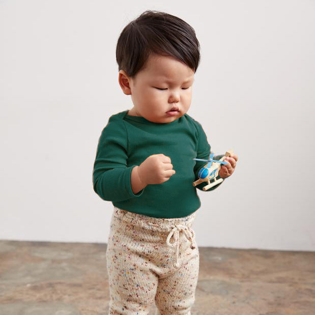 Misha&Puff Long Sleeve Lap Onesie - Laurel