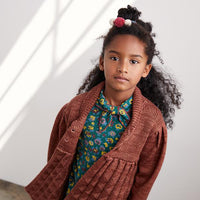Misha&Puff Pom Pom Headband - Berry