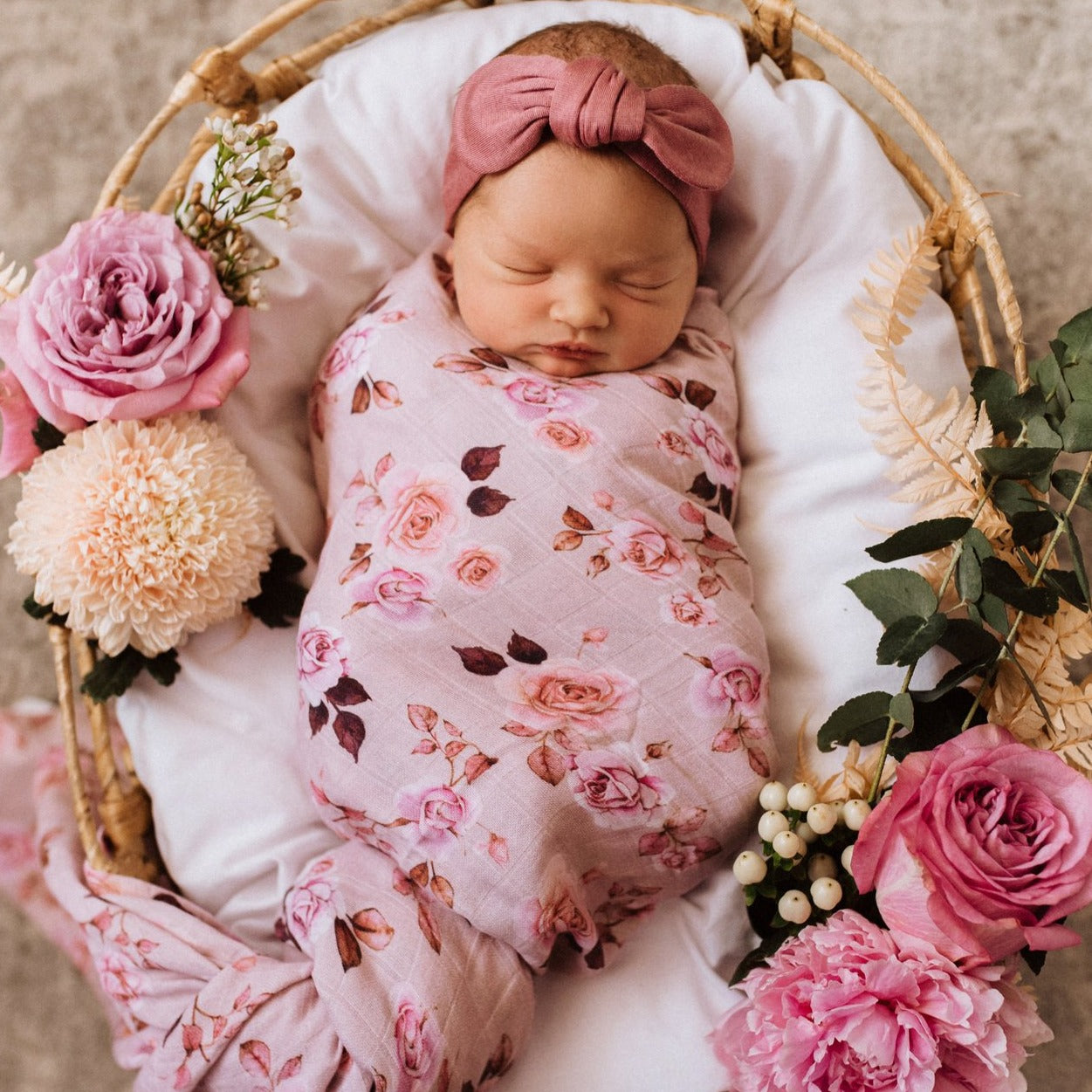 Snuggle Hunny Kids Organic Muslin Wrap (Blossom)