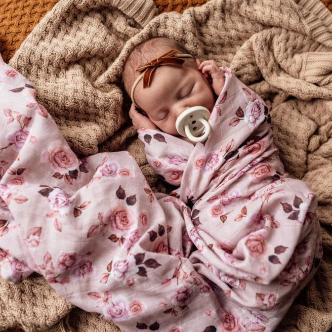 Snuggle Hunny Kids Organic Muslin Wrap (Blossom)