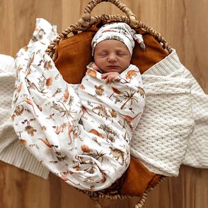 Snuggle Hunny Kids Organic Muslin Wrap (Dino)