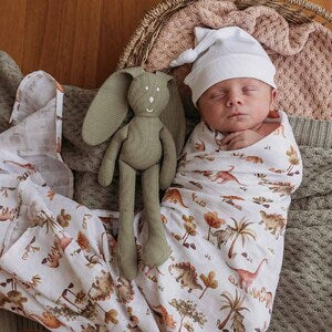 Snuggle Hunny Kids Organic Muslin Wrap (Dino)