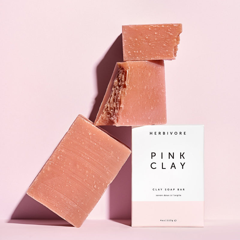 クリーンビューティー Herbivore Botanicals フェイスソープ ボディソープ 石けん オレンジ&フローラルの香り ピンククレイ ヴィーガン クルエルティフリー 合成香料不使用 合成着色料不使用 商品イメージ