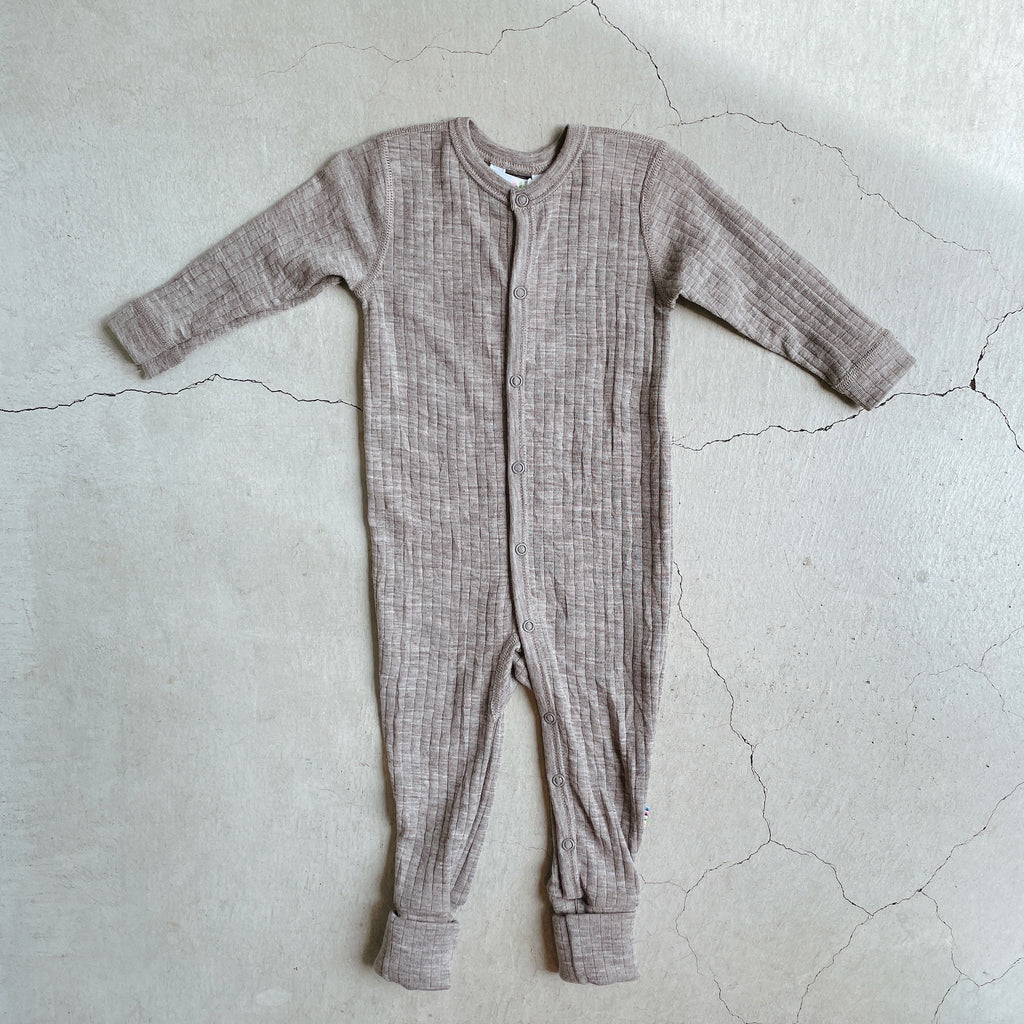 Joha Wool Baby Nightsuit (Beige) (70cm)