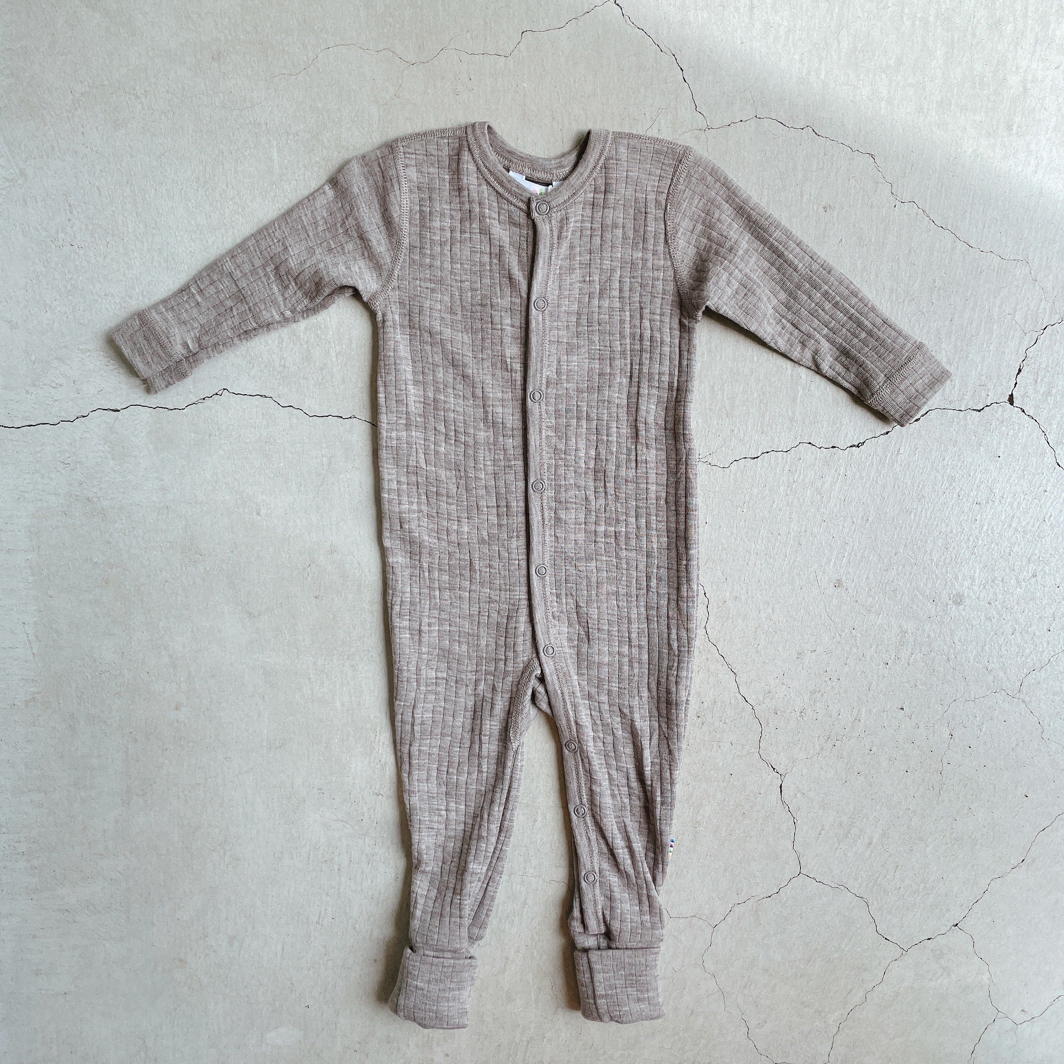 Joha Wool Baby Nightsuit (Beige) (70cm)