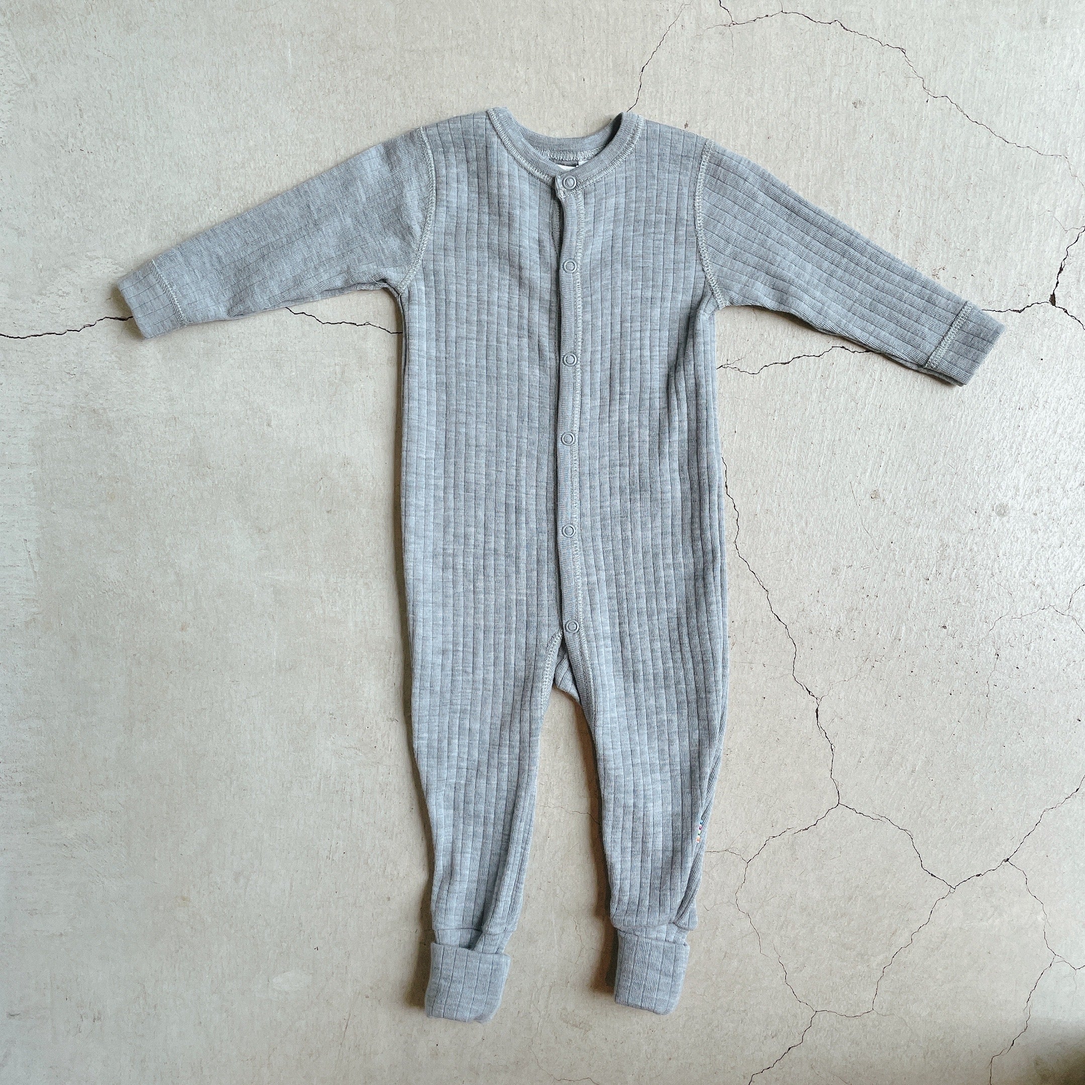Joha Wool Baby Nightsuit (Grey) (70cm)
