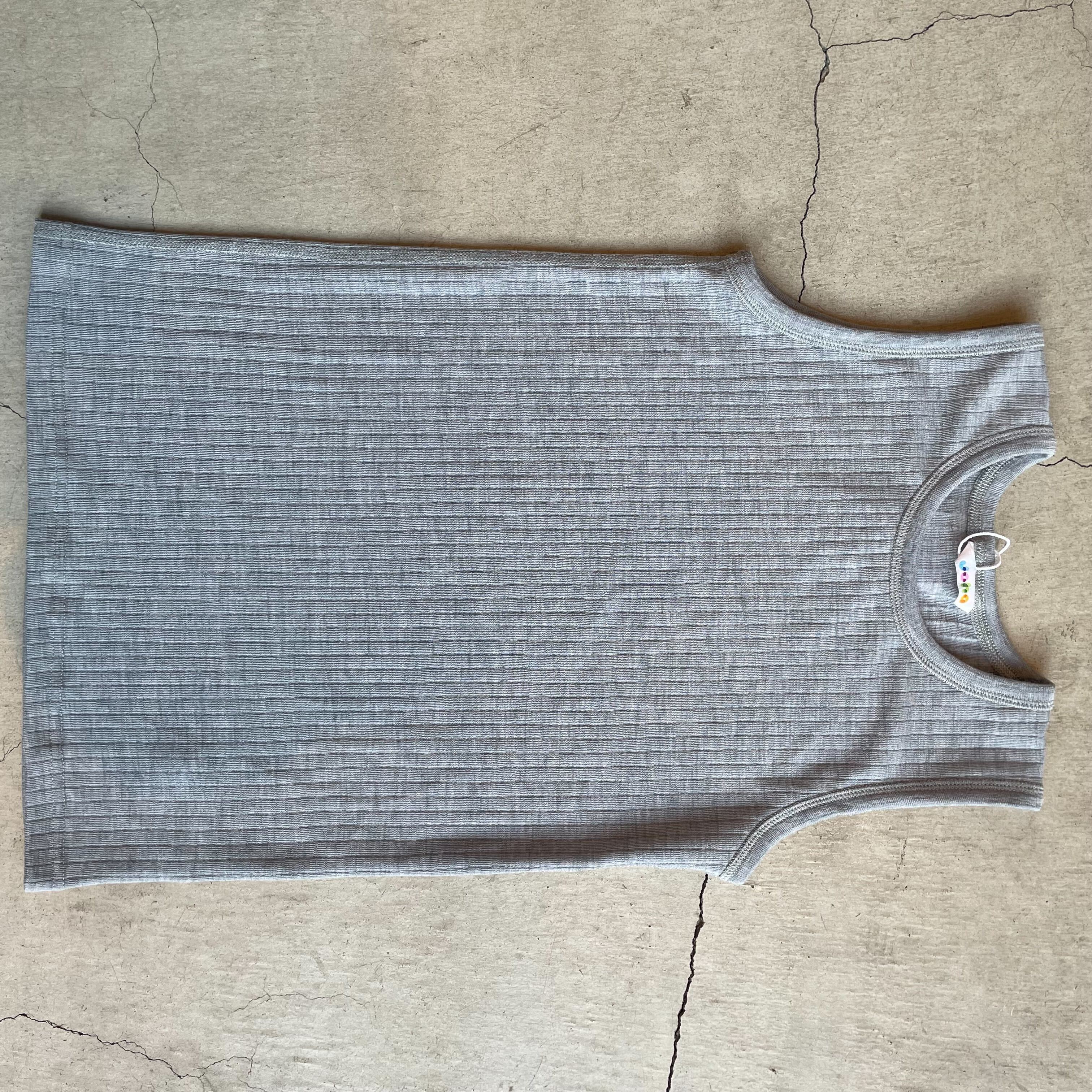 Joha wool sleeveless undershirt (gray K)