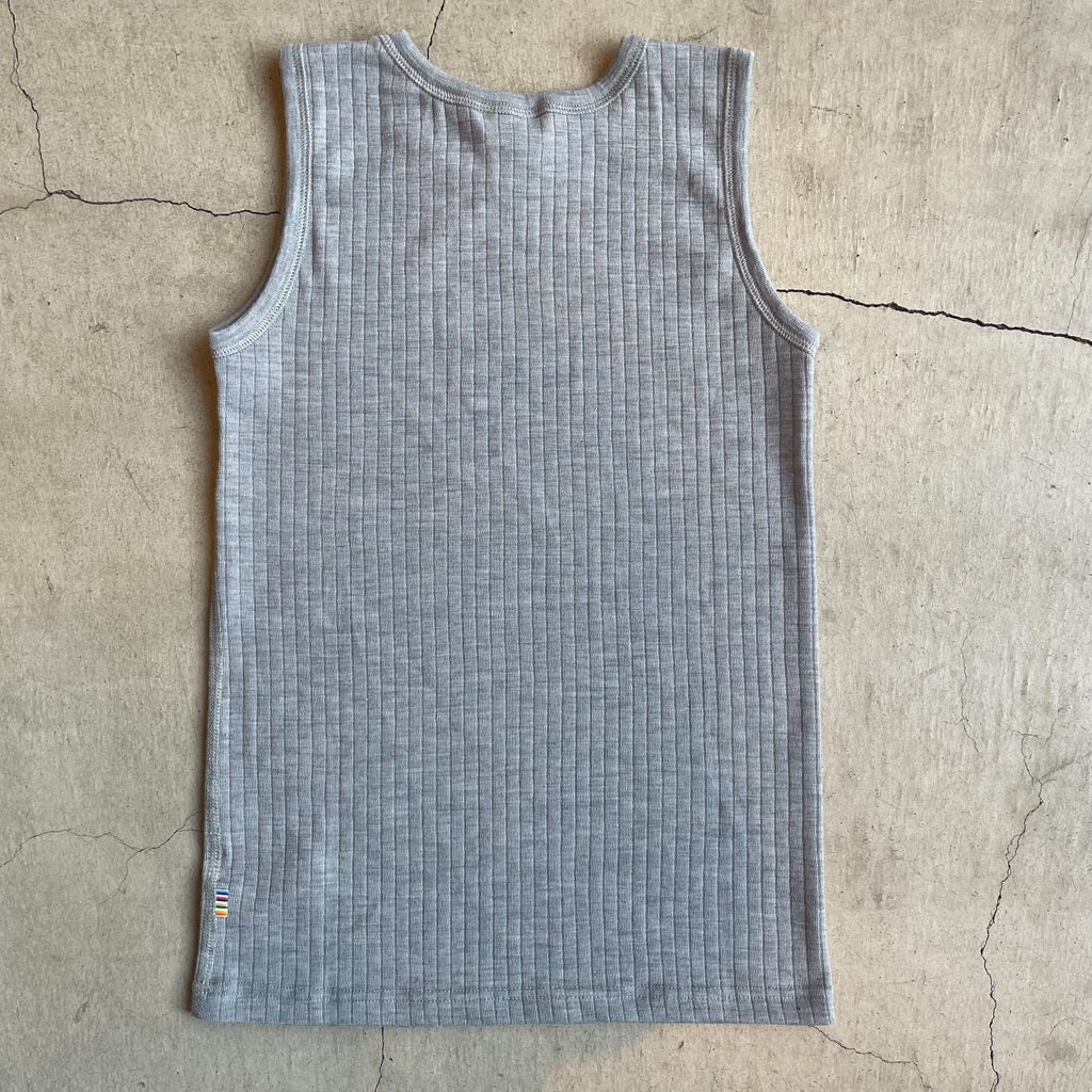Joha wool sleeveless undershirt (gray K)