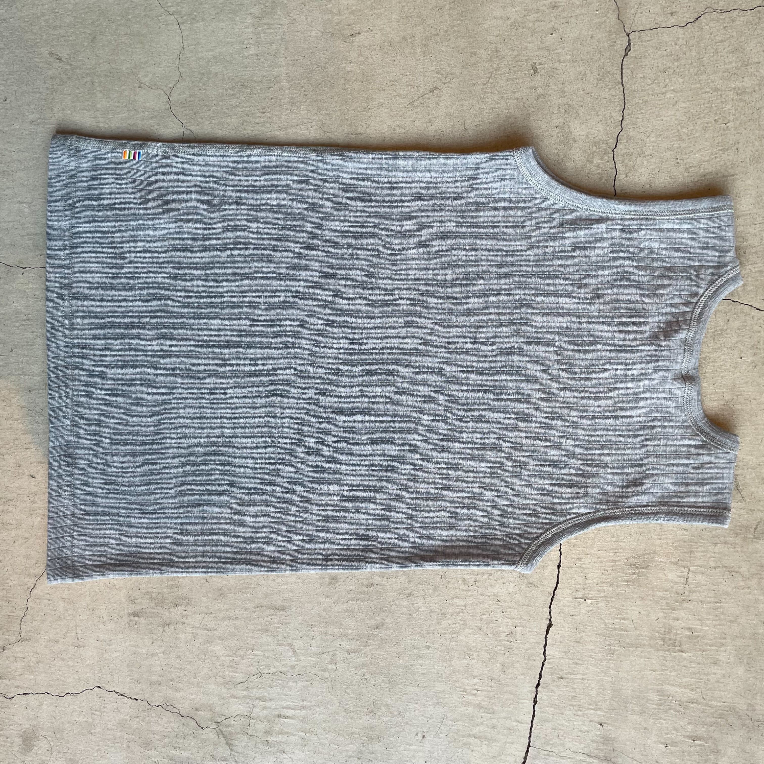 Joha wool sleeveless undershirt (gray K)