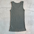 Joha wool and silk sleeveless undershirt (olive)