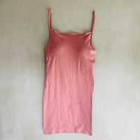 Souple Luz Straight Neck Bra Pad Camisole (Padded) Wild Rose