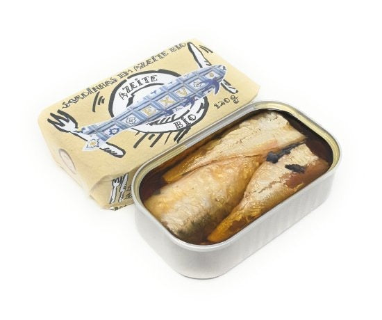 La Gondola Oil Sardines with Organic Extra Virgin Olive Oil NEW Package