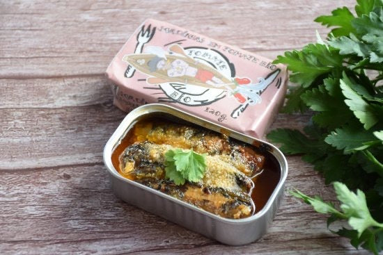 La Gondola Sardines in Oil with Organic Tomatoes and Organic Extra Virgin Olive Oil