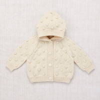 Misha&Puff Layette Popcorn Cardigan（Ecru）