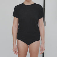 Baserange Tee Shirt Bamboo Black