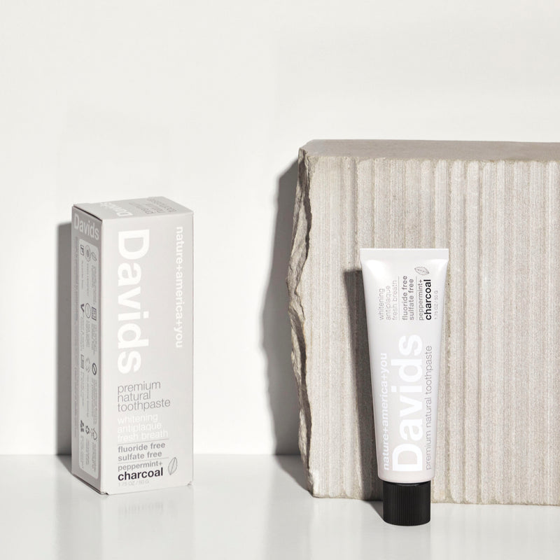 Davids Whitening Toothpaste (Charcoal) 50g